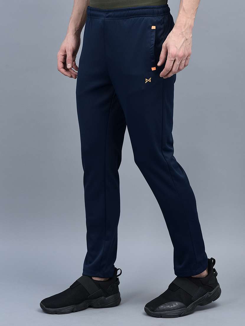 men pack of 2 regular fit solid full length track pants - 21578206 -  Standard Image - 1