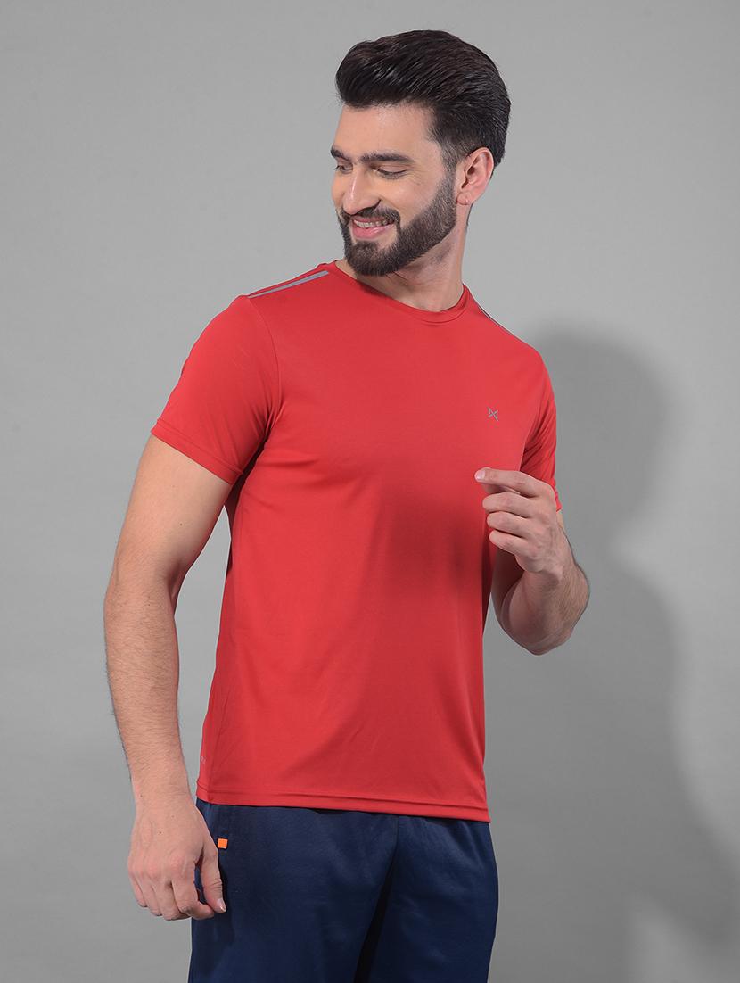 men pack of 2 solid regular fit short sleeves sports t-shirts - 21578255 - Standard Image - 1