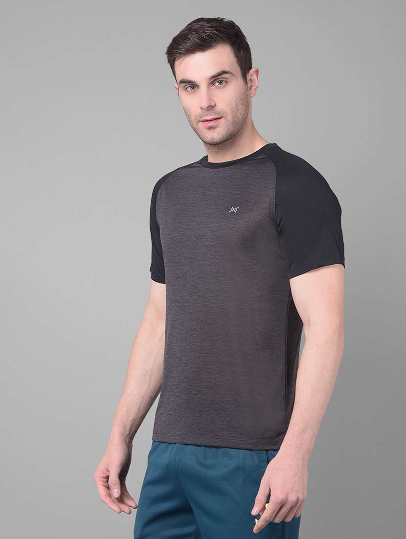 men pack of 2 regular fit color block sports t-shirts - 21578343 -  Standard Image - 1