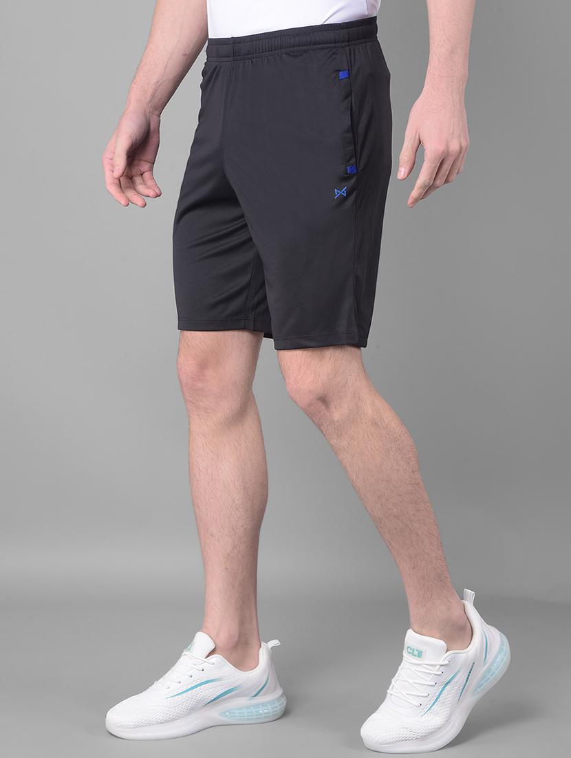 men pack of 2 solid regular fit shorts - 21578386 - Standard Image - 1