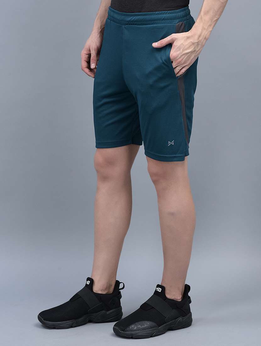 men pack of 2 solid regular fit shorts - 21578407 - Standard Image - 1
