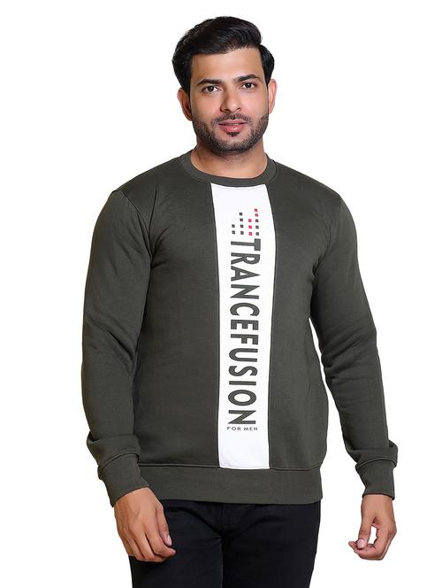men color block round neck long sleeve sweatshirt - 21578426 - Standard Image - 0