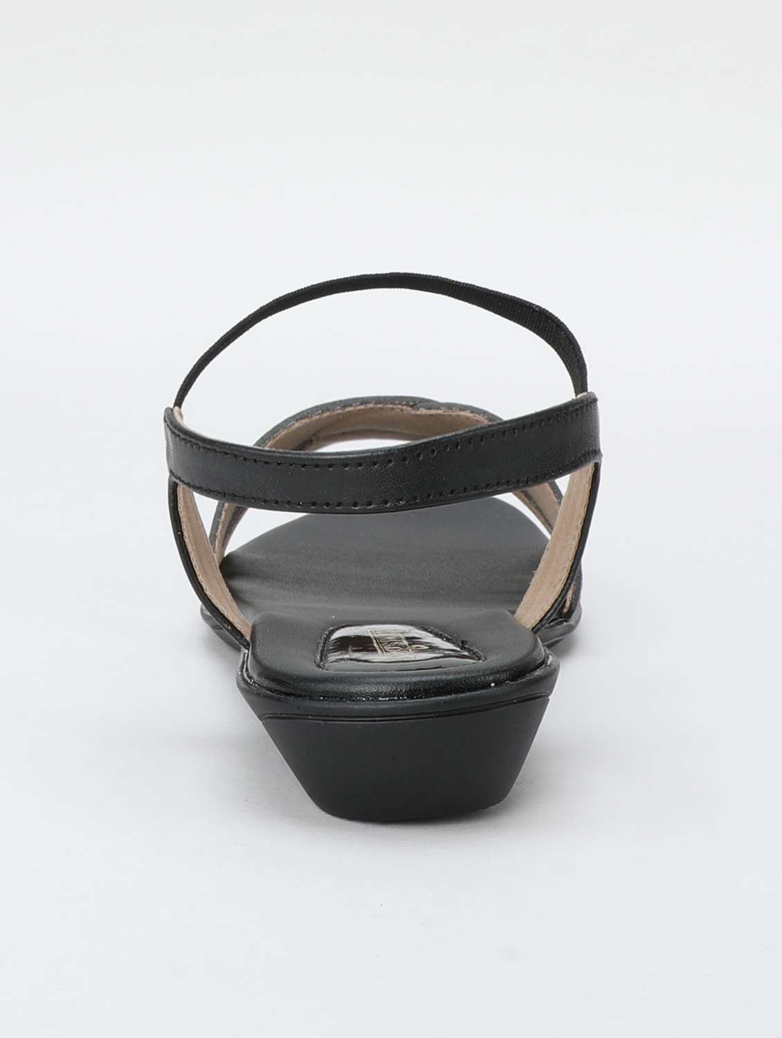 women black ankle strap sandal - 21578445 -  Standard Image - 4