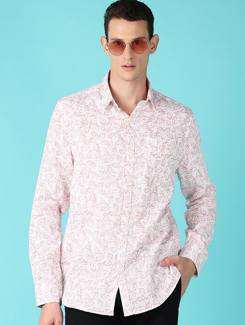 men printed collared long sleeves casual shirt - 21578512 -  Standard Image - 1