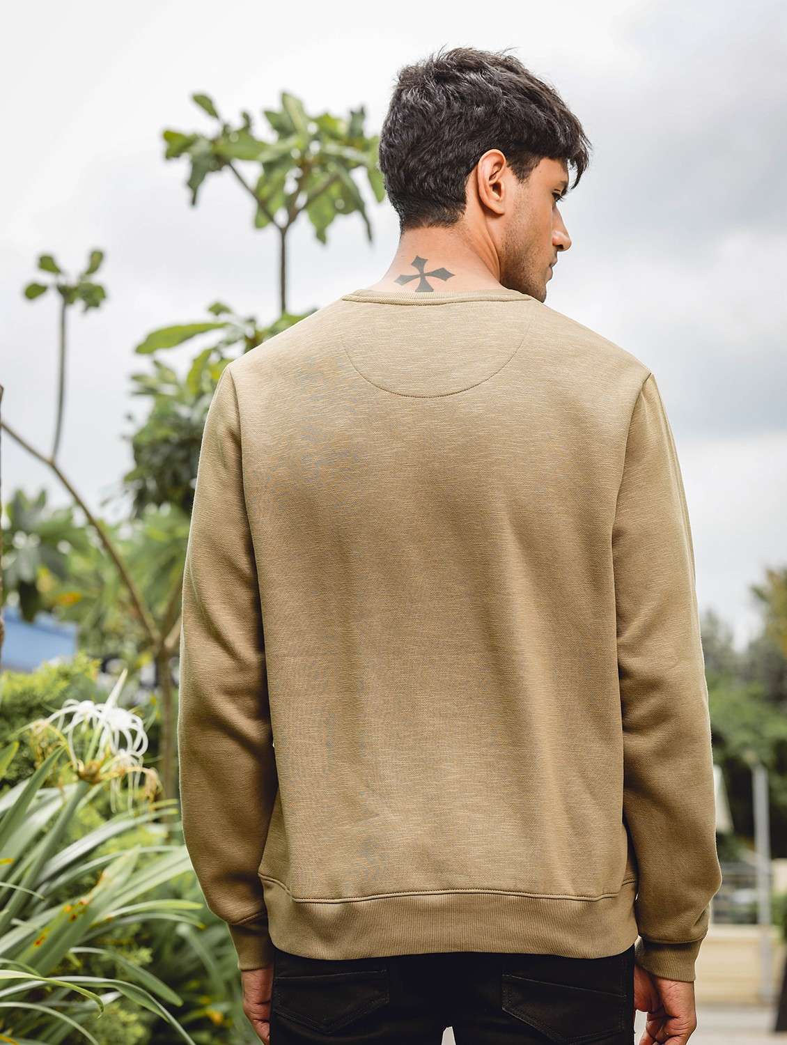 men chest print regular fit sweatshirt - 21578656 -  Standard Image - 4