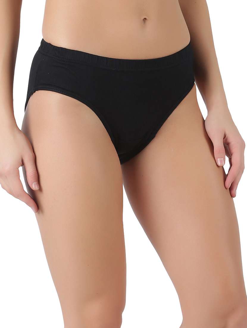 Women Solid Cotton Panty Combo - 21578817 -  Standard Image - 1