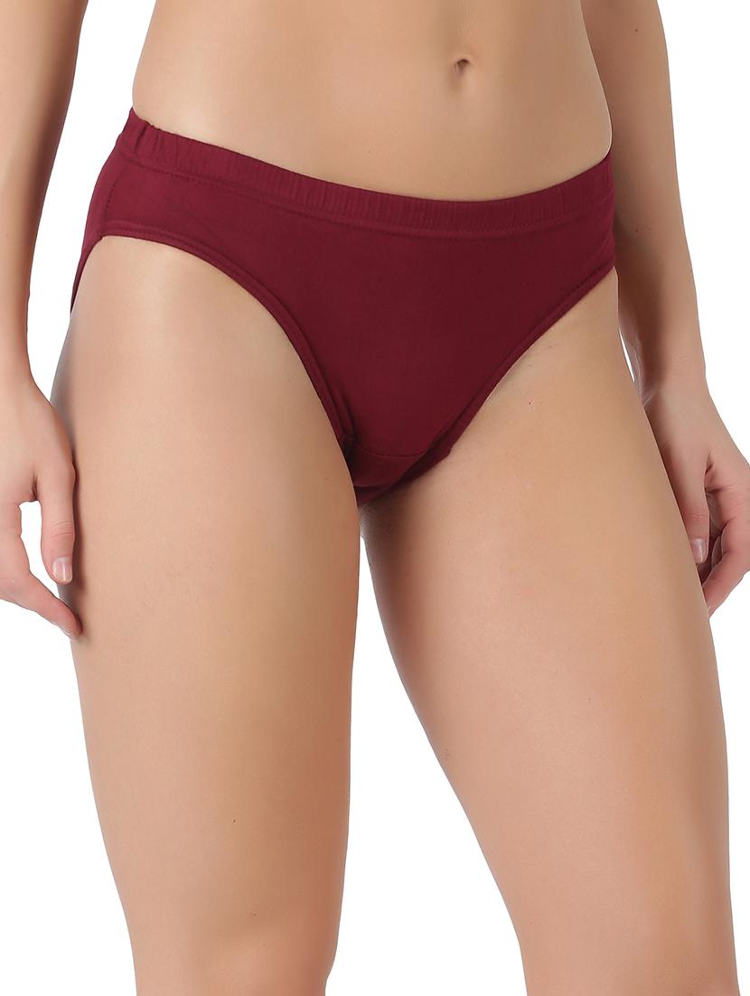 women solid cotton panty combo - 21578822 - Standard Image - 1