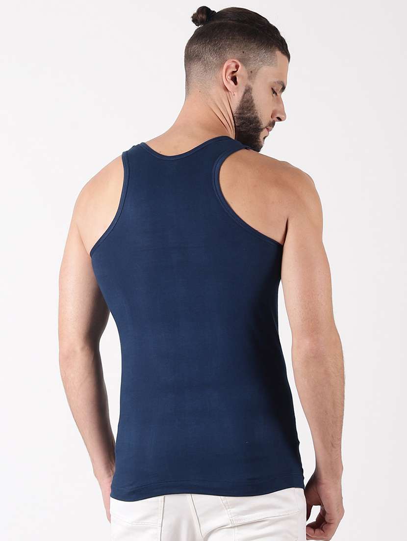 men pack of 3 solid sleeveless vest - 21579002 -  Standard Image - 1