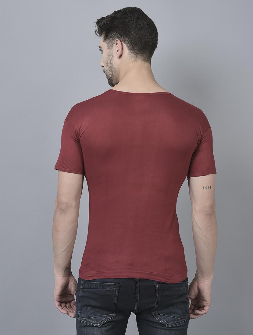 men pack of 6 solid half sleeve vest - 21579071 - Standard Image - 1