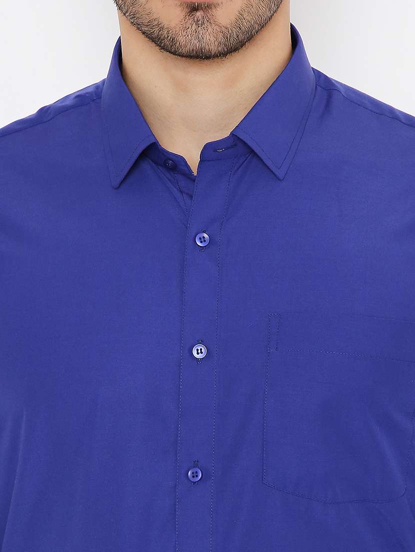 men long sleeves solid formal shirt - 21579511 - Standard Image - 4