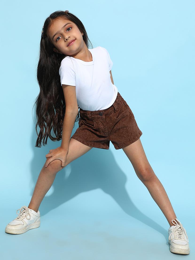 girls printed shorts - 21579918 - Standard Image - 4