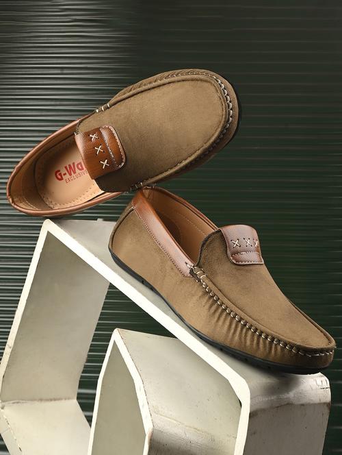 men green slip on loafer - 21580003 - Standard Image - 0