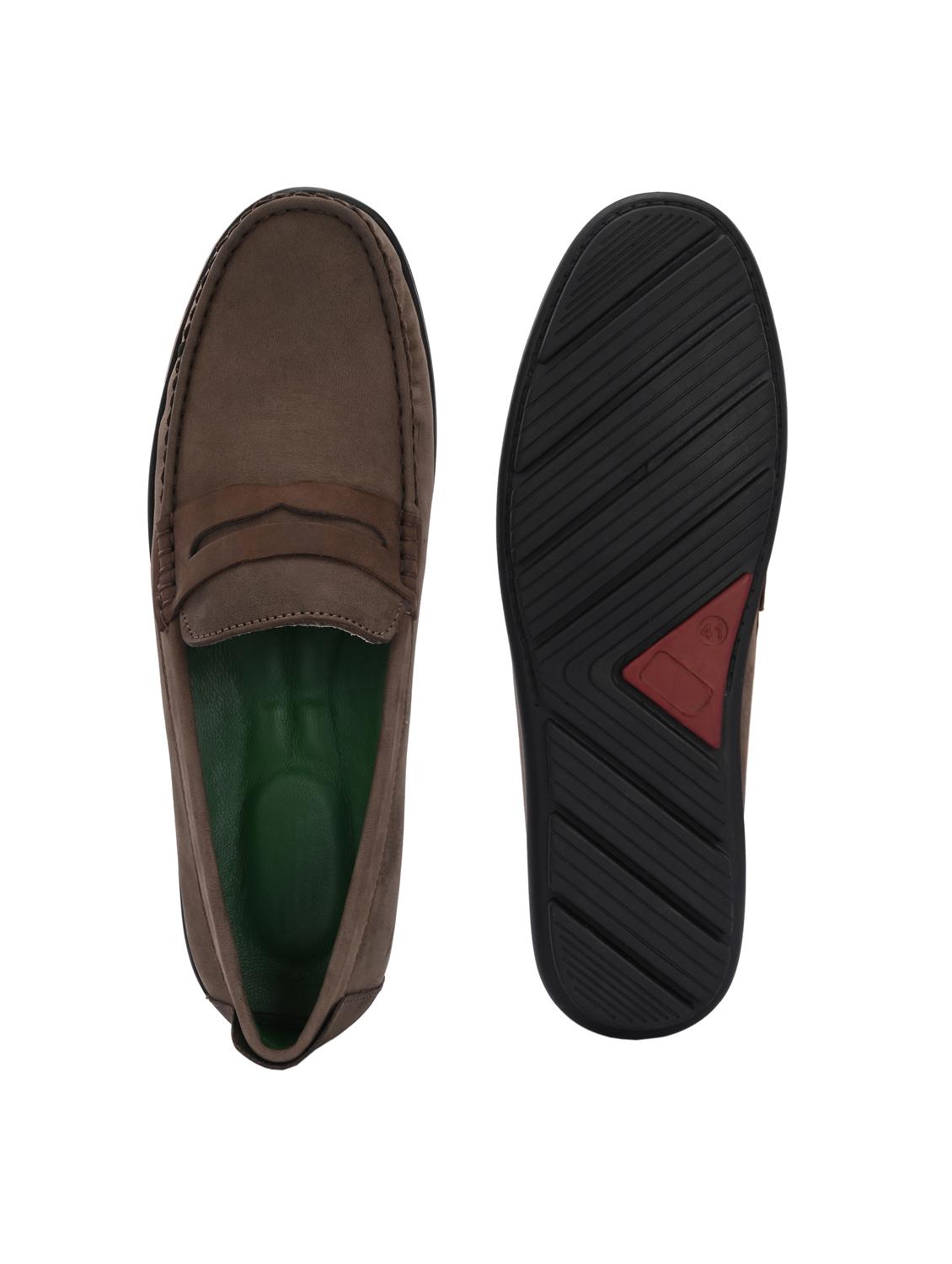 men brown slip on loafer - 21580015 - Standard Image - 4