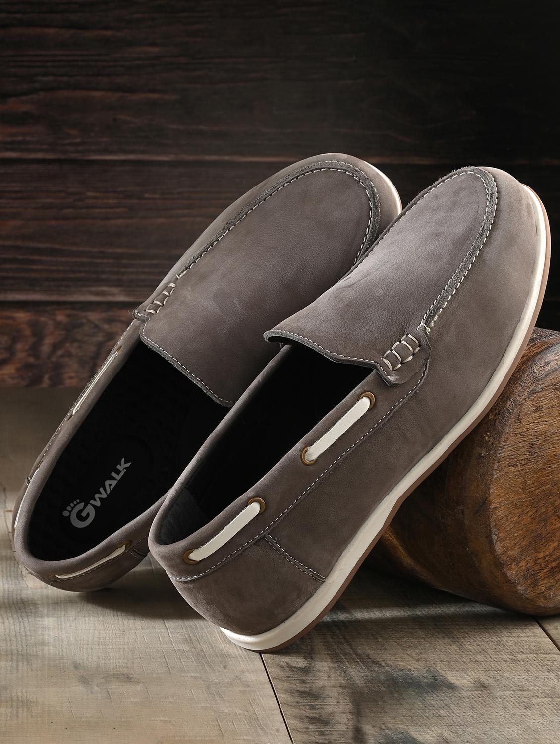 men grey slip on loafer - 21580020 -  Zoom Image - 0