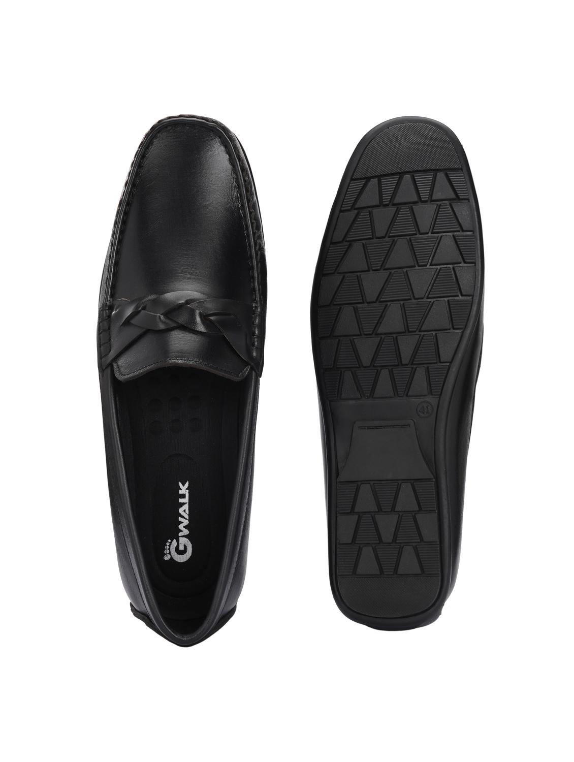 men black slip on loafer - 21580021 - Standard Image - 4