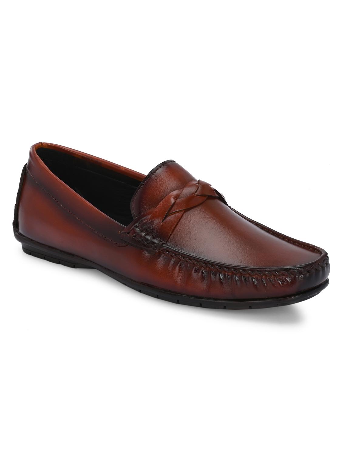 men maroon slip on loafer - 21580022 -  Standard Image - 1