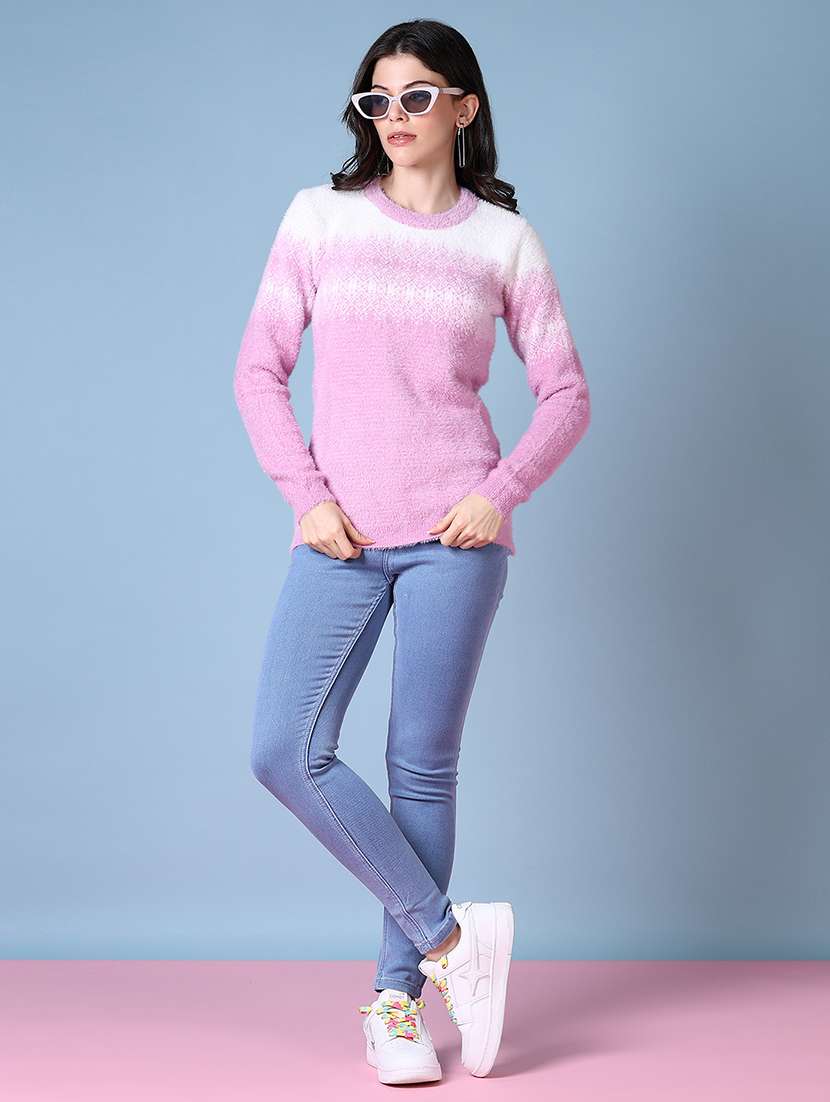 women long sleeves self design cardigan - 21580060 -  Standard Image - 4