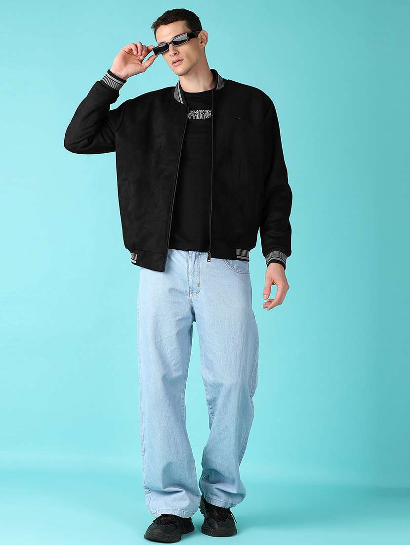 men solid long sleeve casual jacket - 21580083 -  Standard Image - 4