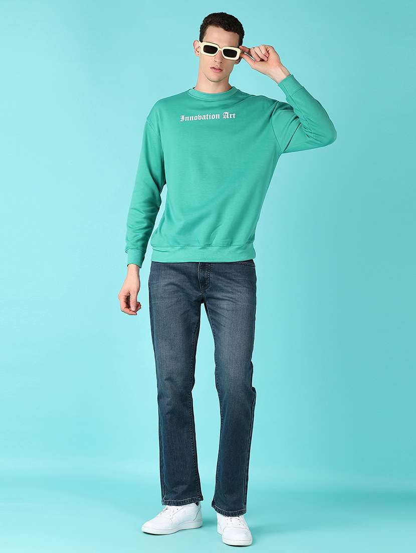 men long sleeves front & back print sweatshirt - 21580091 -  Standard Image - 4