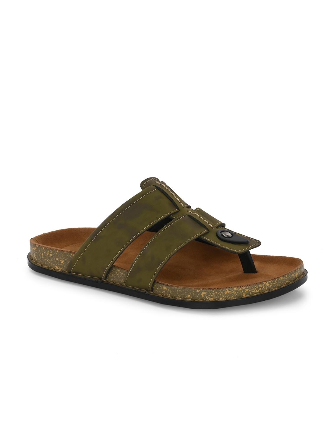 men solid slip on sandal - 21580787 -  Standard Image - 1