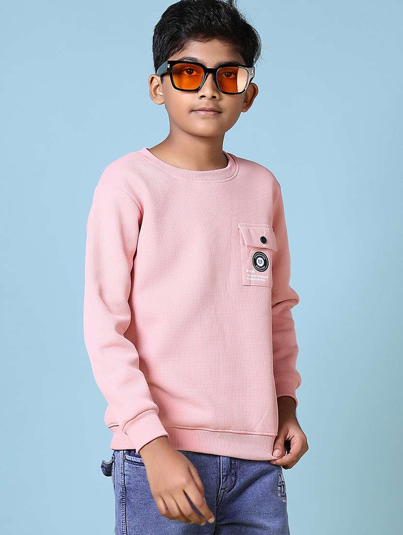 boys long sleeves placement print sweatshirt - 21580896 -  Standard Image - 1