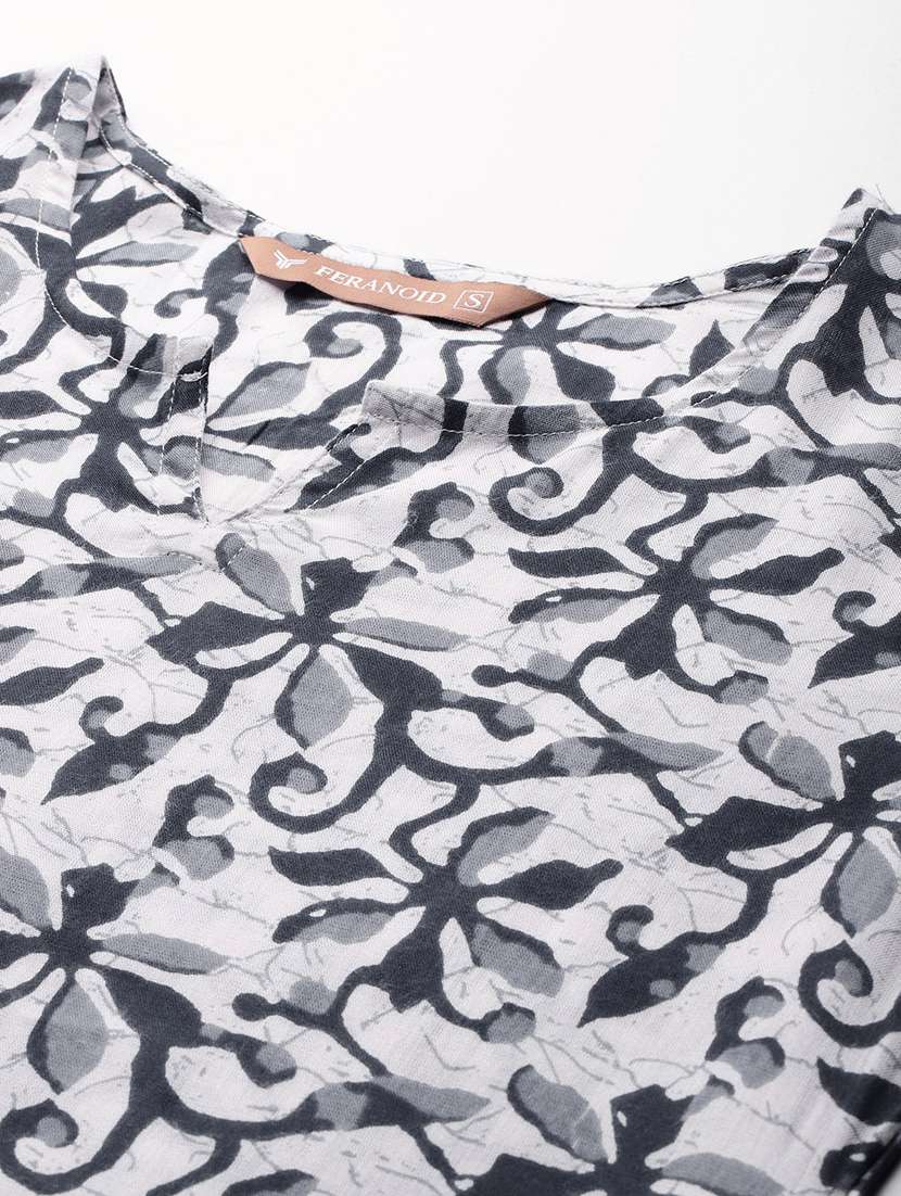 women floral print short kurti - 21581177 -  Standard Image - 4