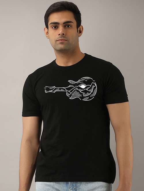 men slim fit chest graphic printed short sleeve t-shirt - 21581748 -  Standard Image - 0