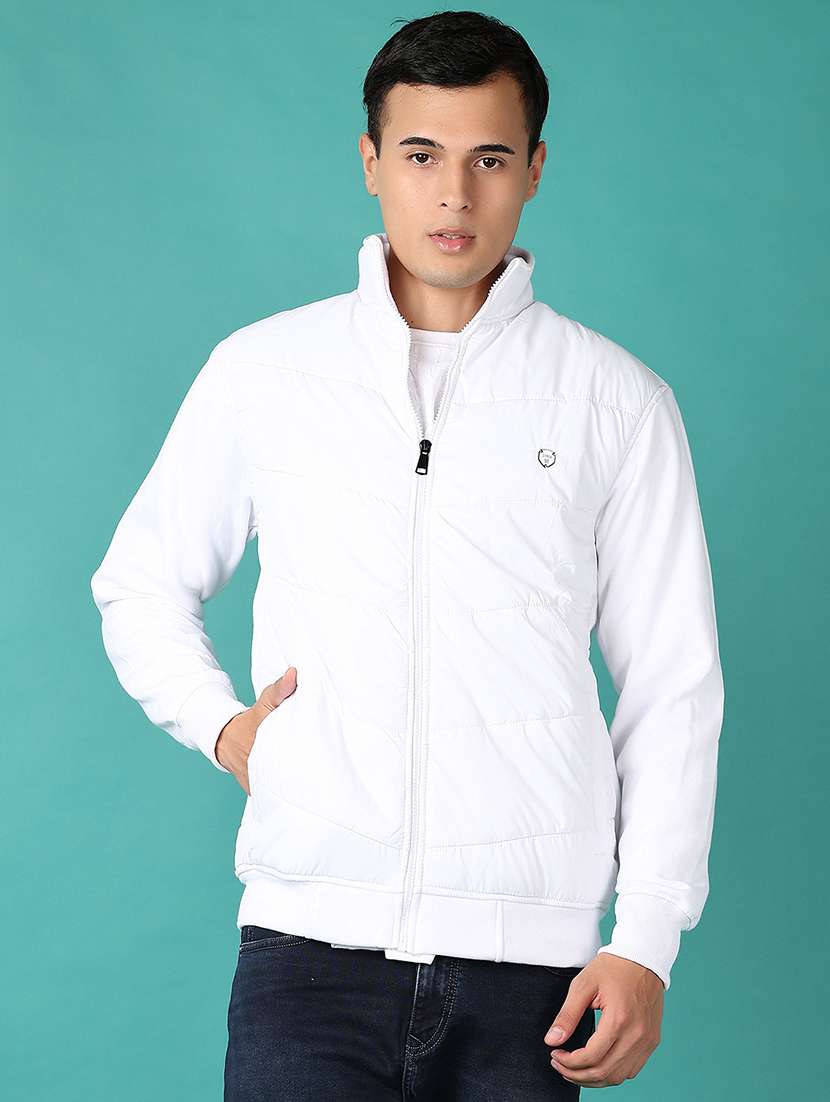 men long sleeves solid casual jacket - 21582961 -  Standard Image - 1
