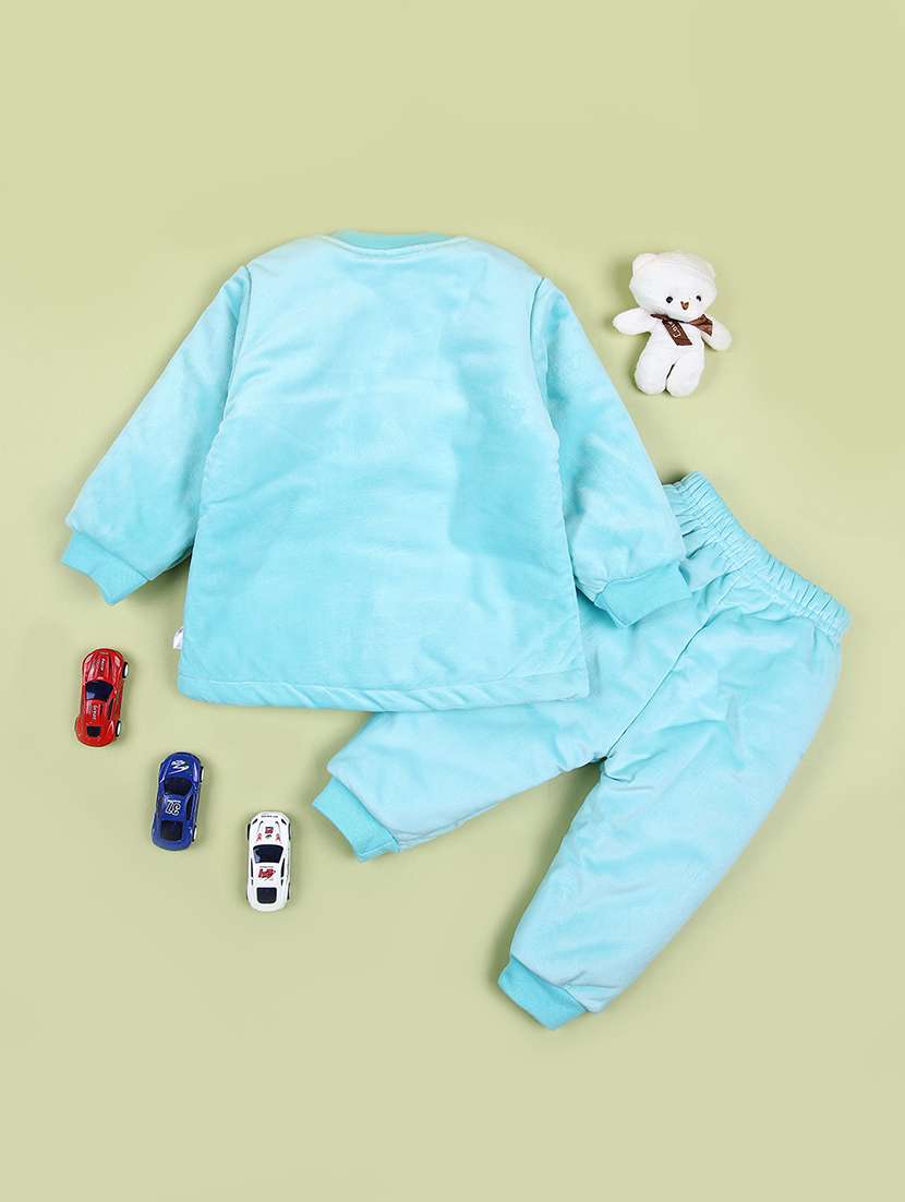boys light blue solid full length sets - 21582976 -  Standard Image - 1