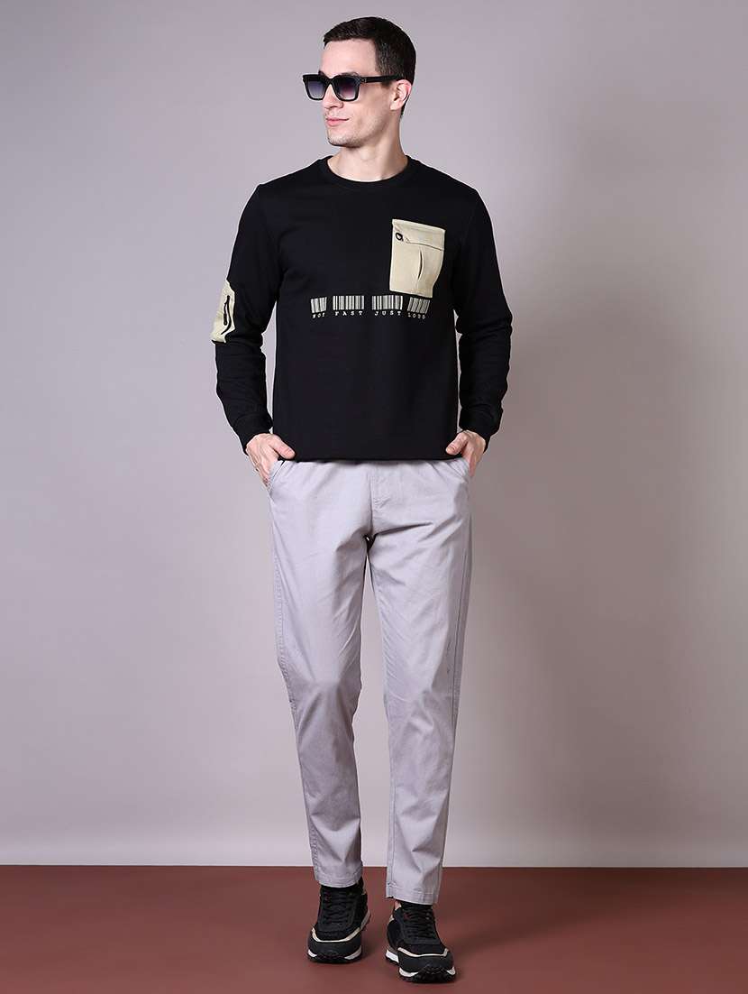 men long sleeves front & back print sweatshirt - 21583057 -  Standard Image - 4