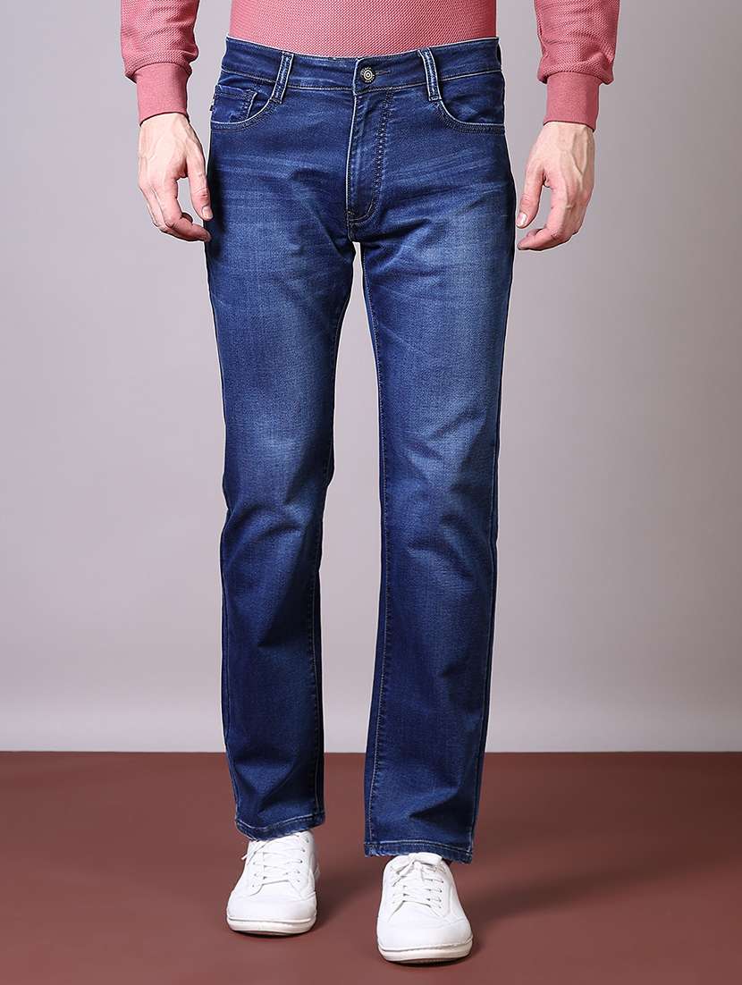 blue cotton jeans - 21583147 -  Standard Image - 1