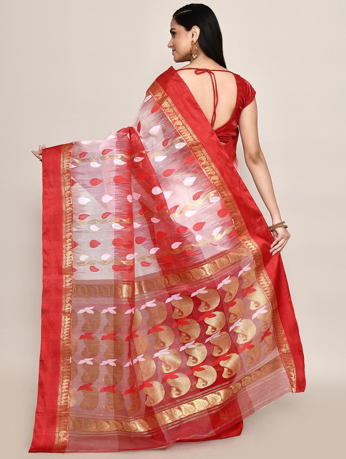 women self design handloom saree - 21583389 -  Standard Image - 1