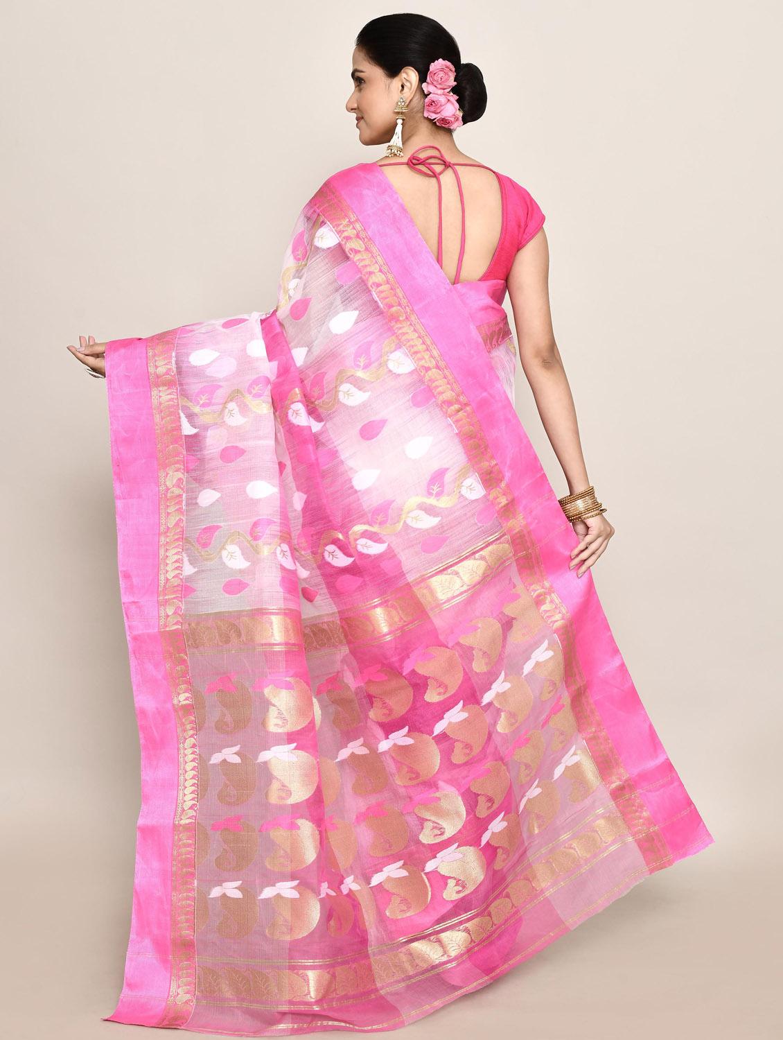 women self design handloom saree - 21583390 -  Standard Image - 1