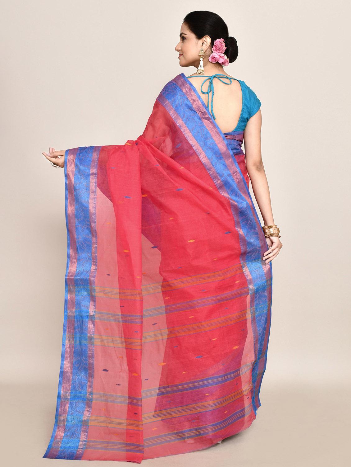 women self design handloom saree - 21583427 - Standard Image - 1