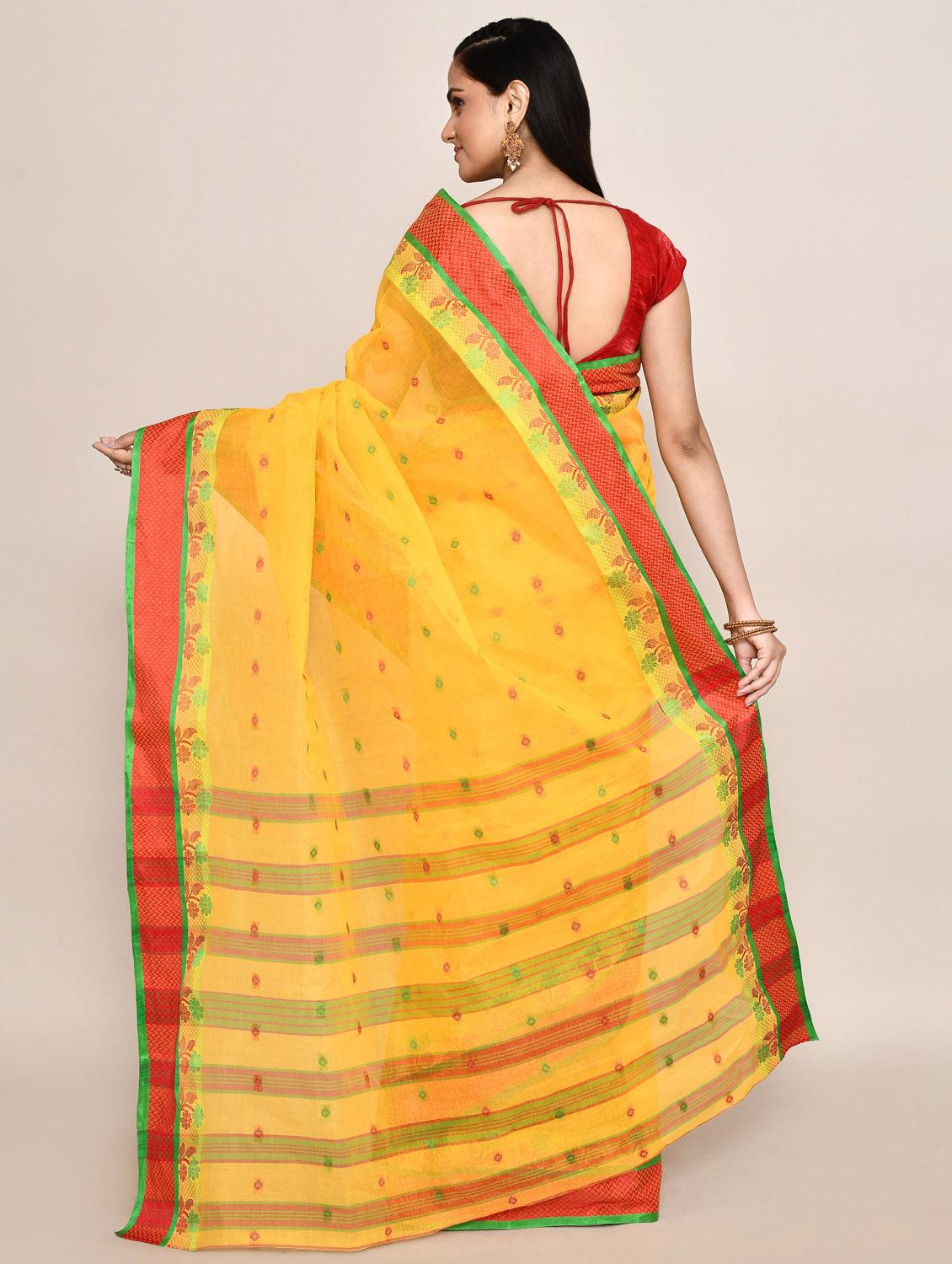 women self design handloom saree - 21583450 - Standard Image - 1