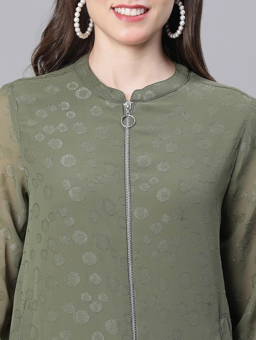 women self desiged long sleeves jacket - 21584253 - Standard Image - 6