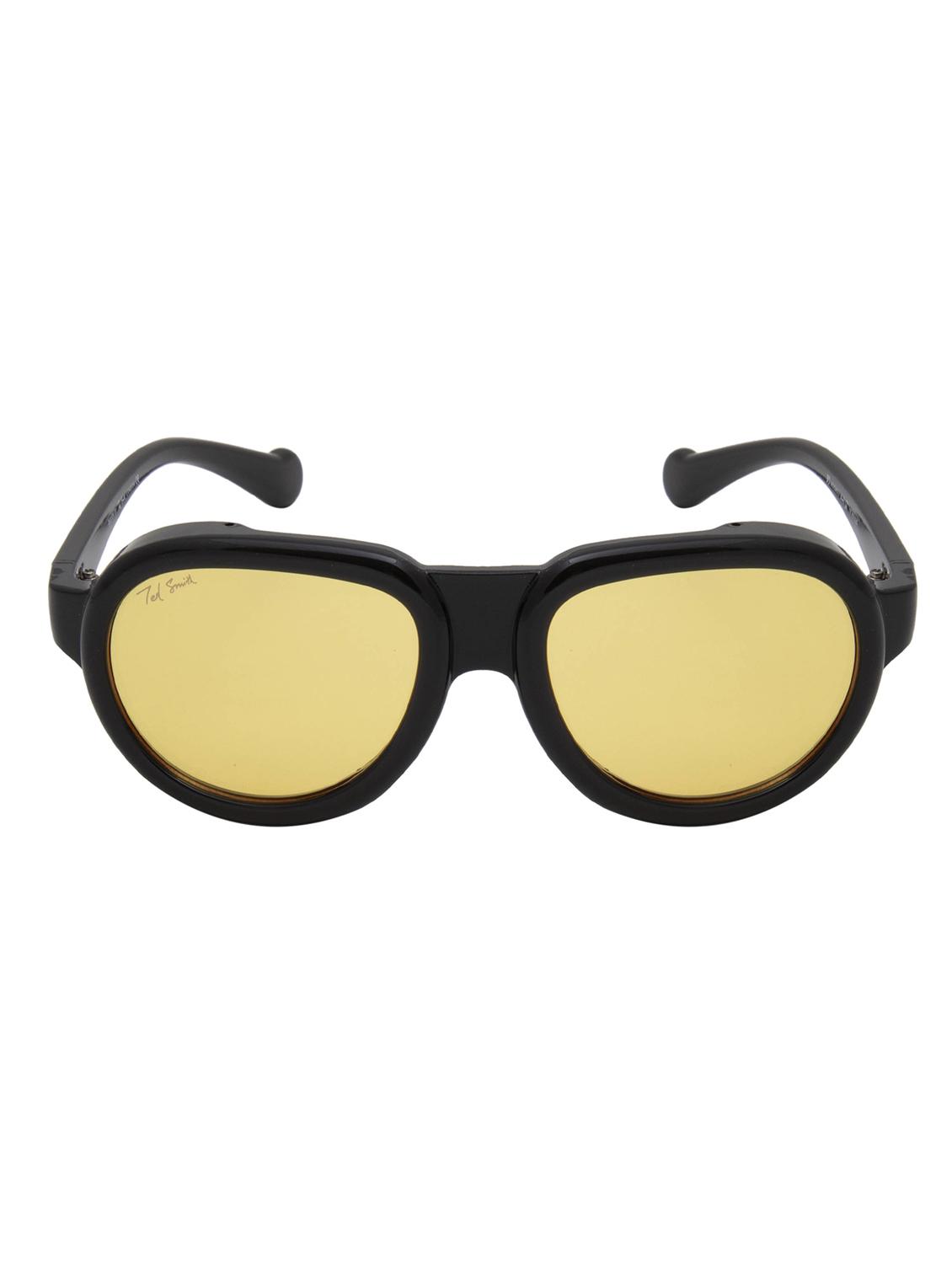 ted smith aviator yellow sunglasses for men women - 21584821 -  Standard Image - 1