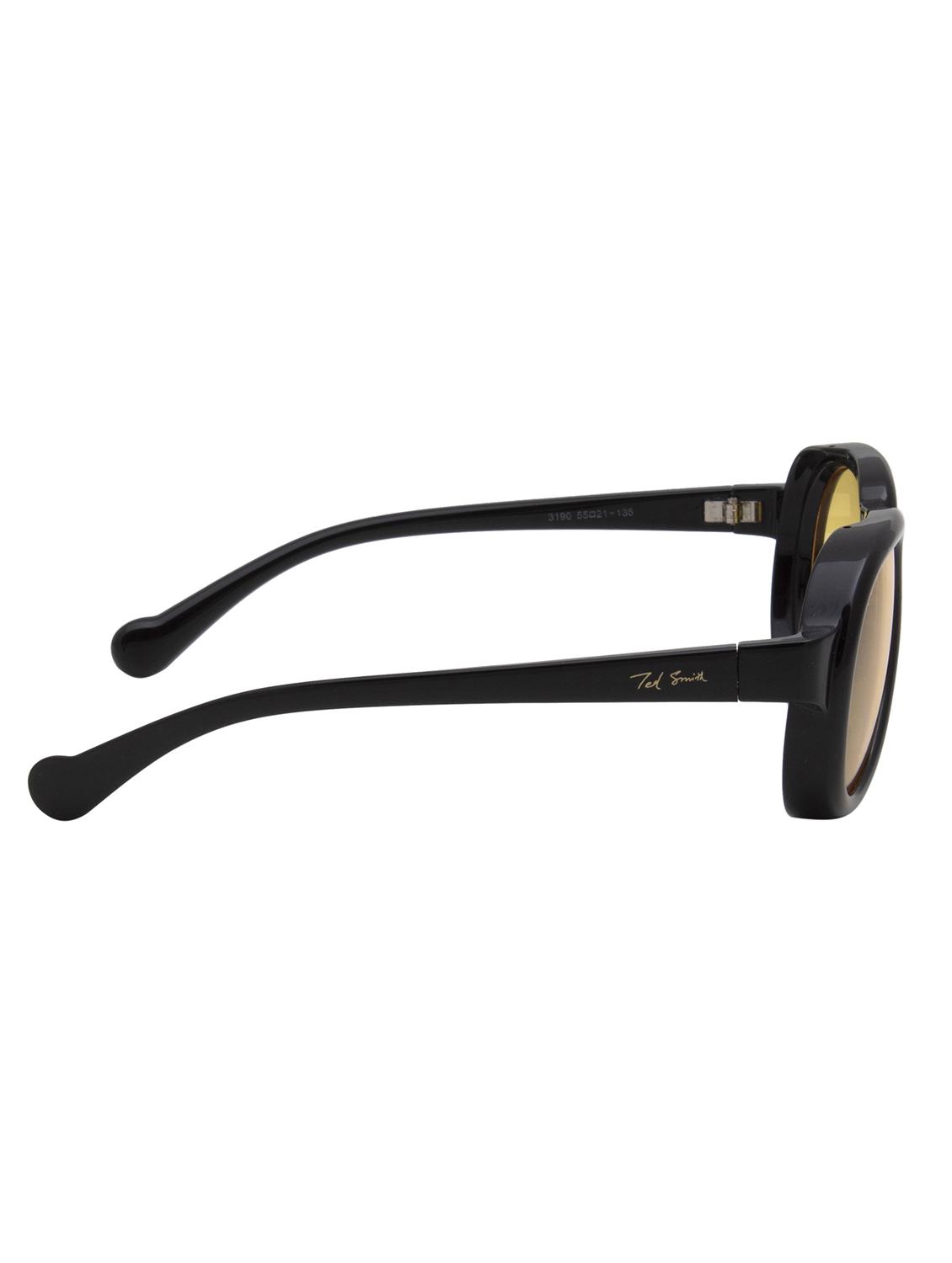 ted smith aviator yellow sunglasses for men women - 21584821 - Standard Image - 4