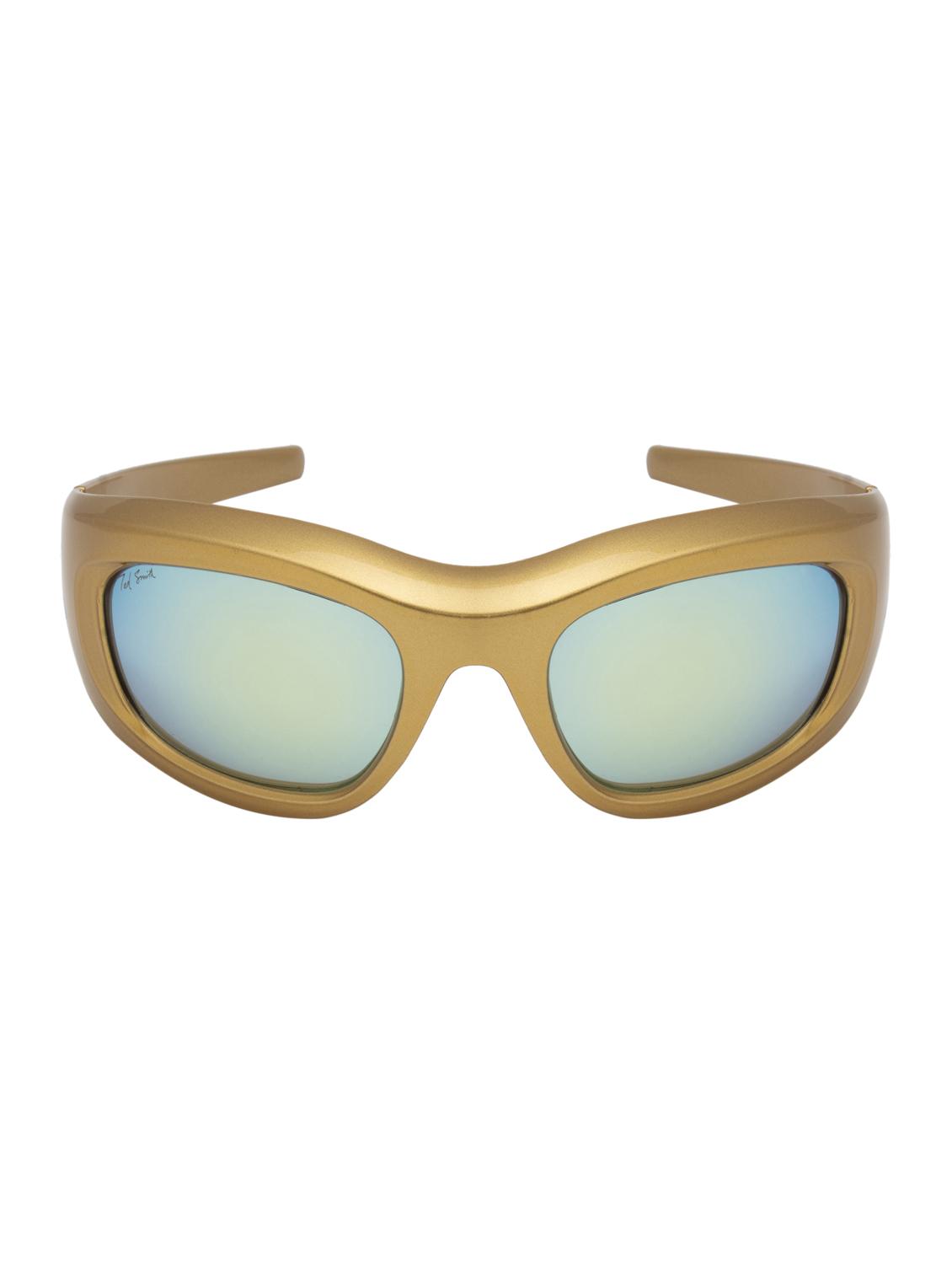 ted smith wrap-around blue sunglasses for men women - 21584828 - Standard Image - 1
