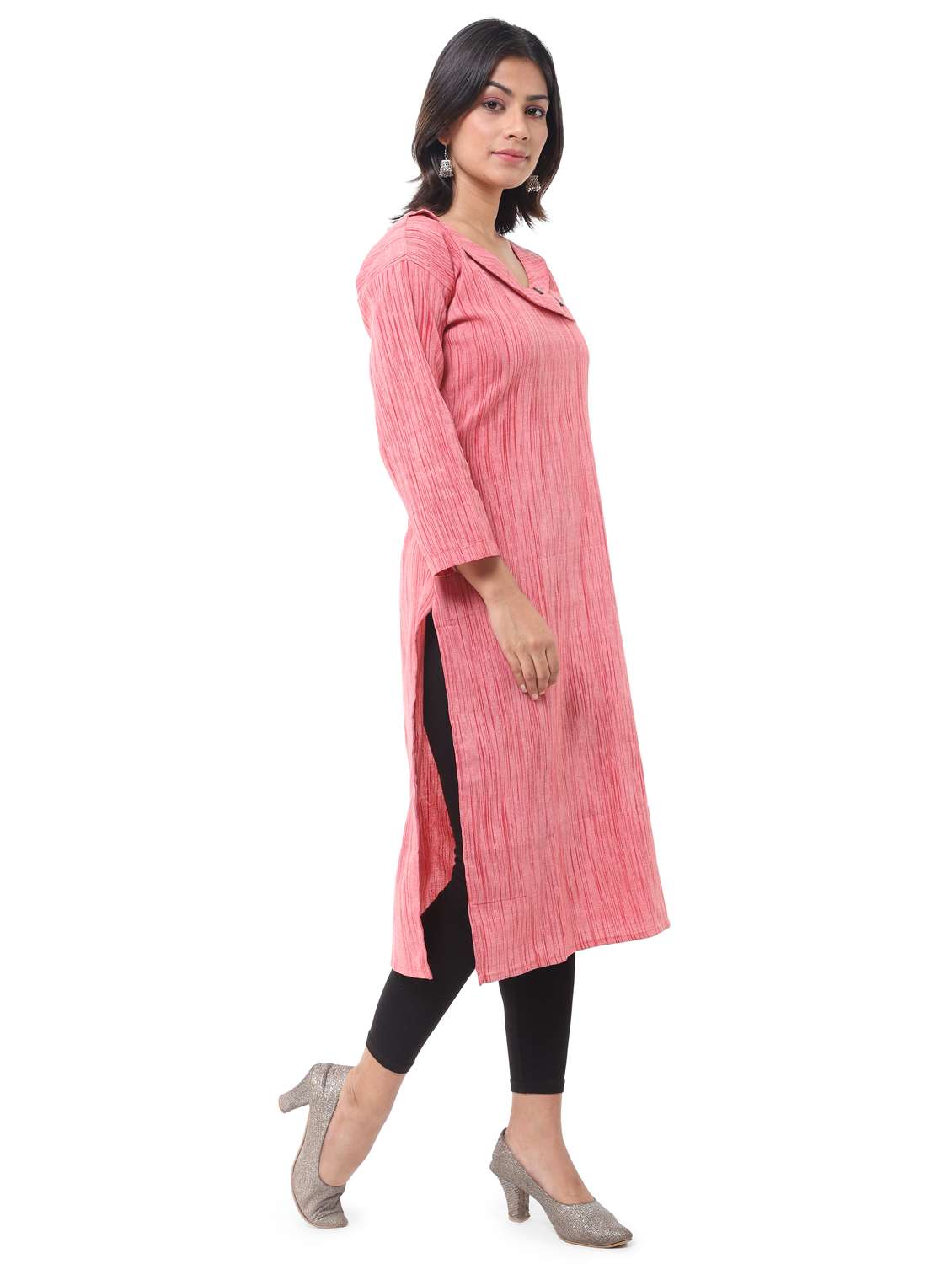 women pack of 2 solid straight kurta - 21585051 -  Standard Image - 6