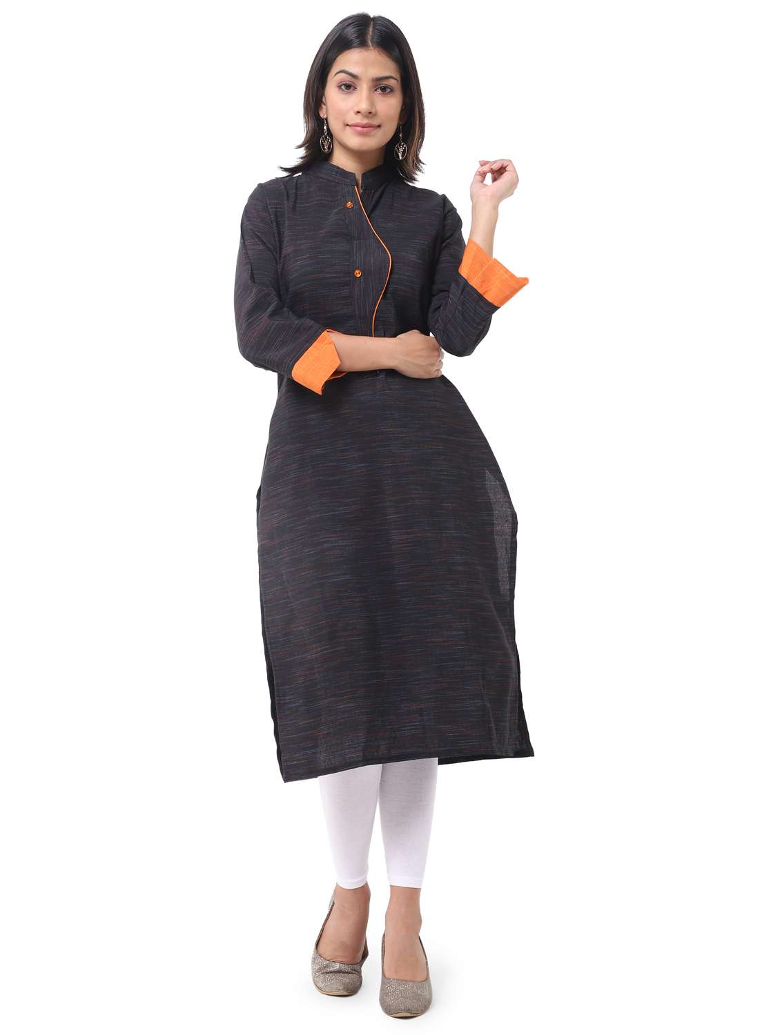 women pack of 2 solid straight kurta - 21585066 -  Standard Image - 1