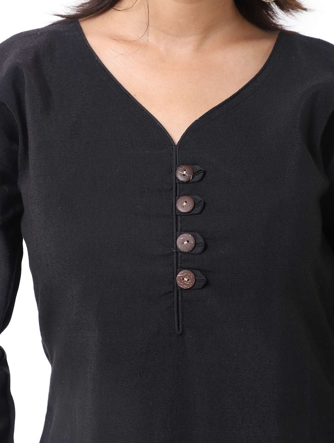 women pack of 2 solid straight kurta - 21585079 -  Standard Image - 4