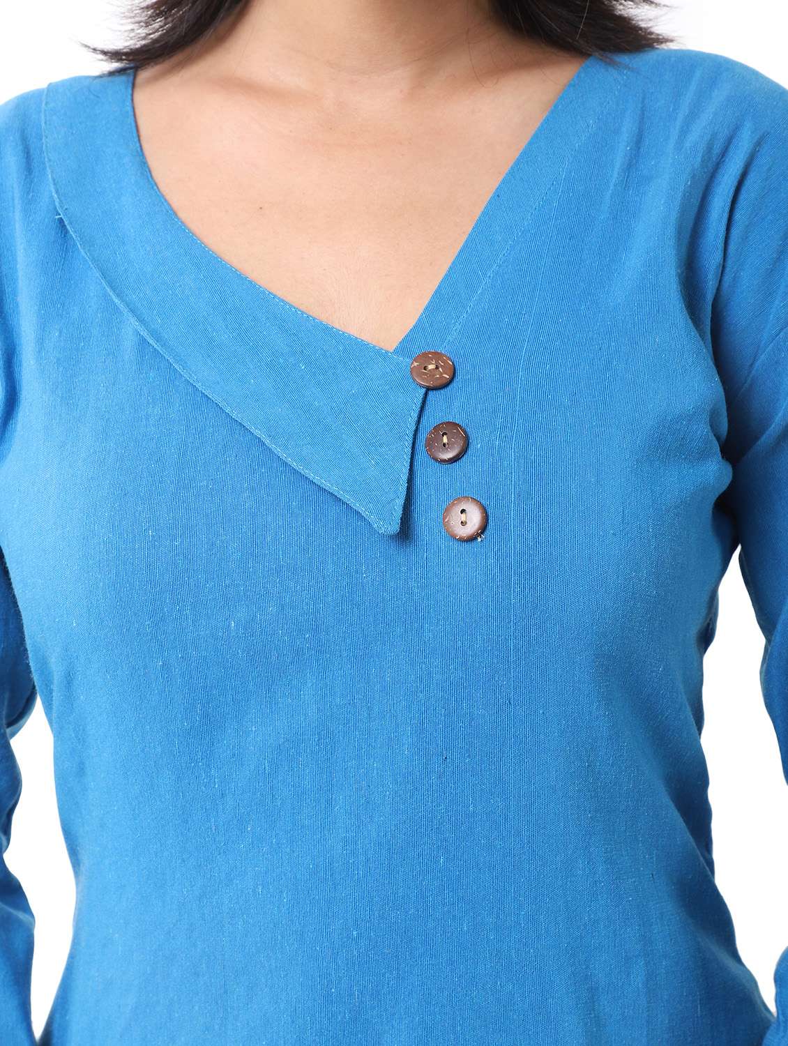 women pack of 2 solid straight kurta - 21585122 -  Standard Image - 4