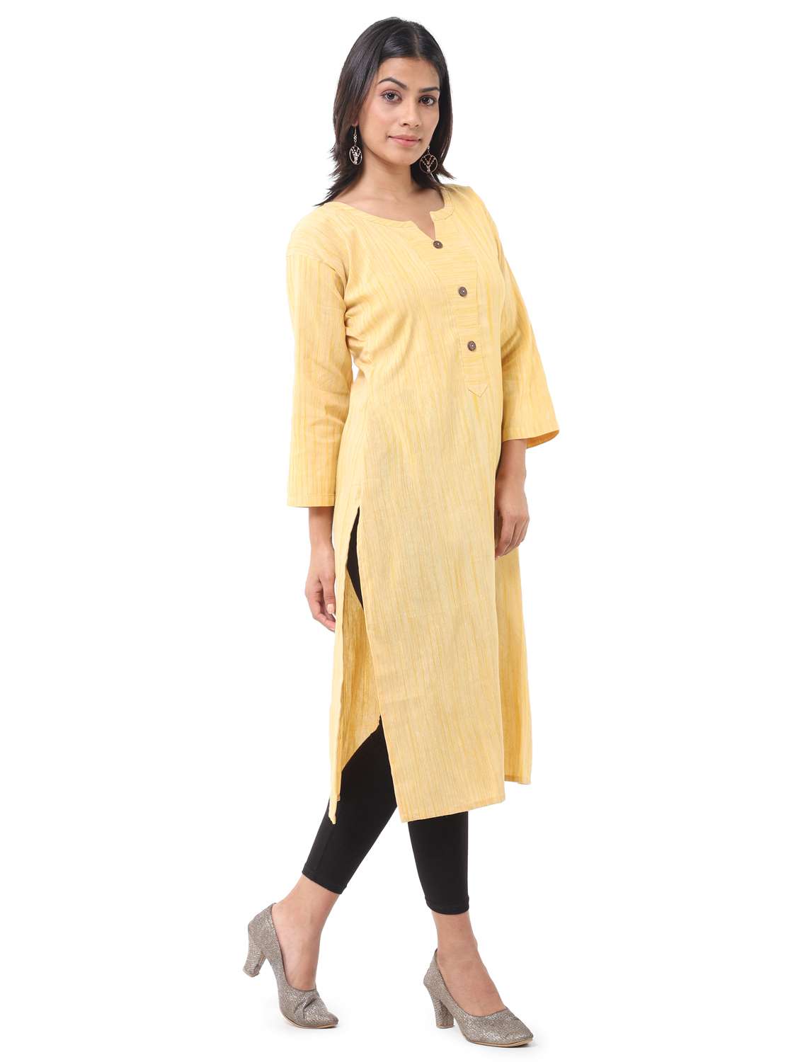 women pack of 2 solid straight kurta combo - 21585131 -  Standard Image - 6