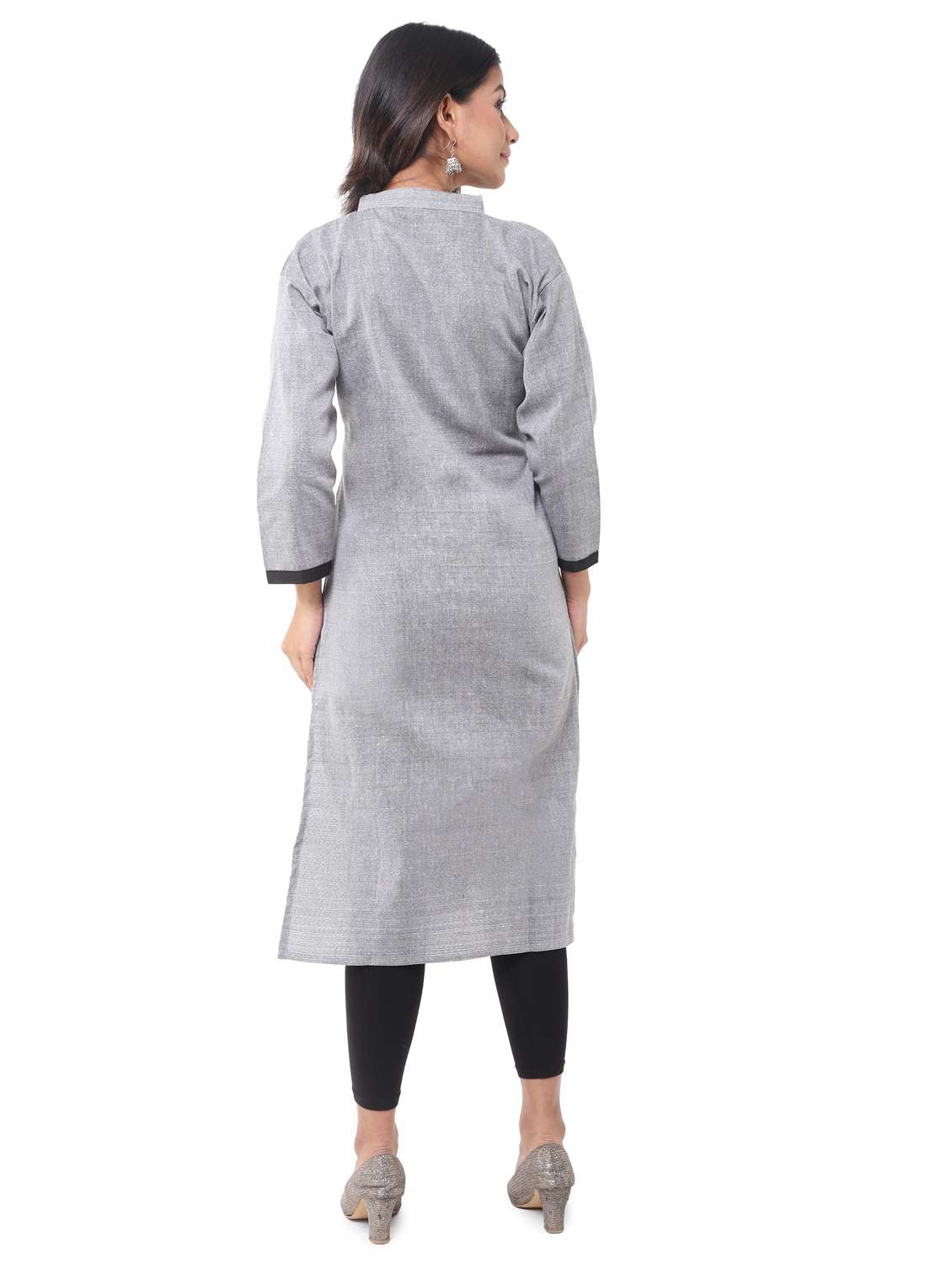 women pack of 2 solid straight kurta combo - 21585151 -  Standard Image - 4