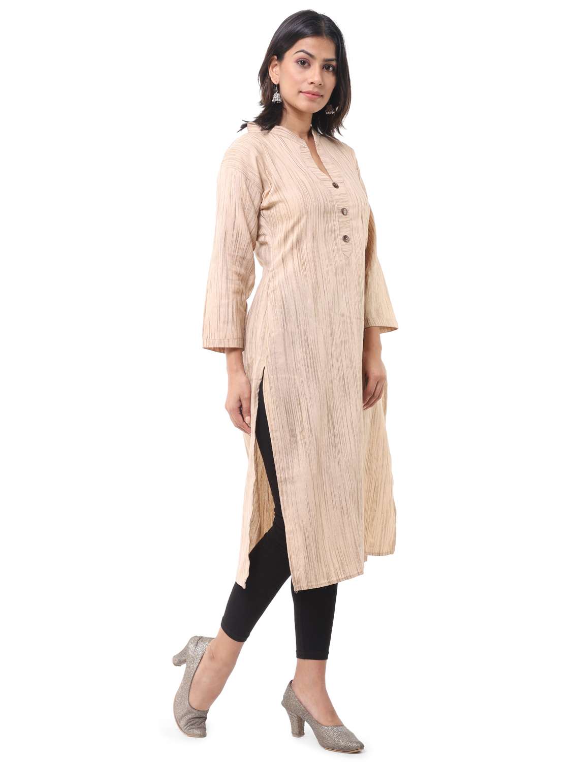 women pack of 2 solid straight kurta combo - 21585163 -  Standard Image - 6