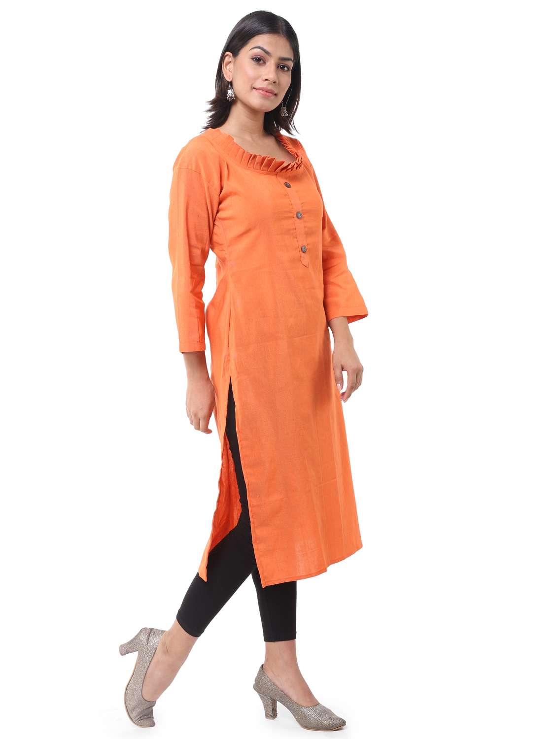  women pack of 2 solid straight kurta combo - 21585239 -  Standard Image - 6