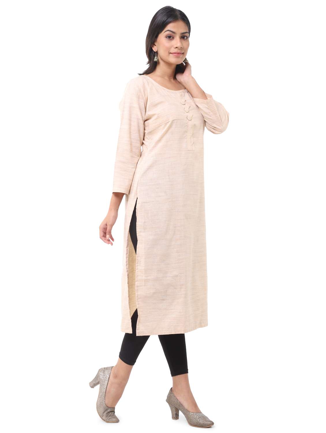  women pack of 2 solid straight kurta combo - 21585251 -  Standard Image - 6