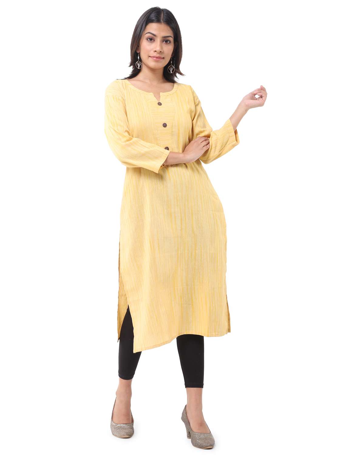 women pack of 2 solid straight kurta combo - 21585288 -  Standard Image - 1