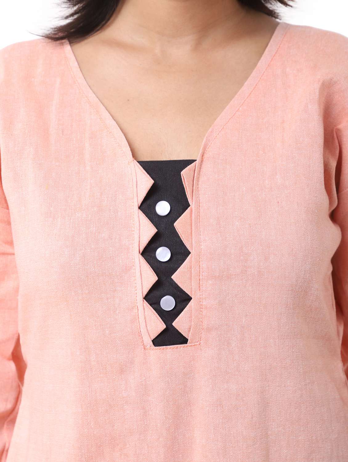 women pack of 2 solid straight kurta - 21585362 -  Standard Image - 4